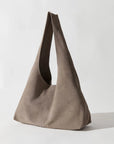 Suede Soft Bag in Pebble by St. Agni