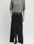 TRIPLE BUCKLE ARTHUR LEATHER BELT