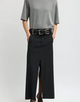 TRIPLE BUCKLE ARTHUR LEATHER BELT