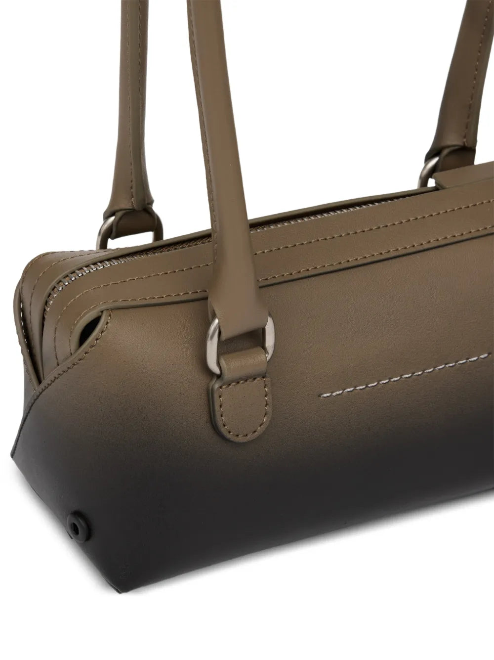 New Bauletto J Mini Bag in Gray Ombre by MM6 Maison Margiela