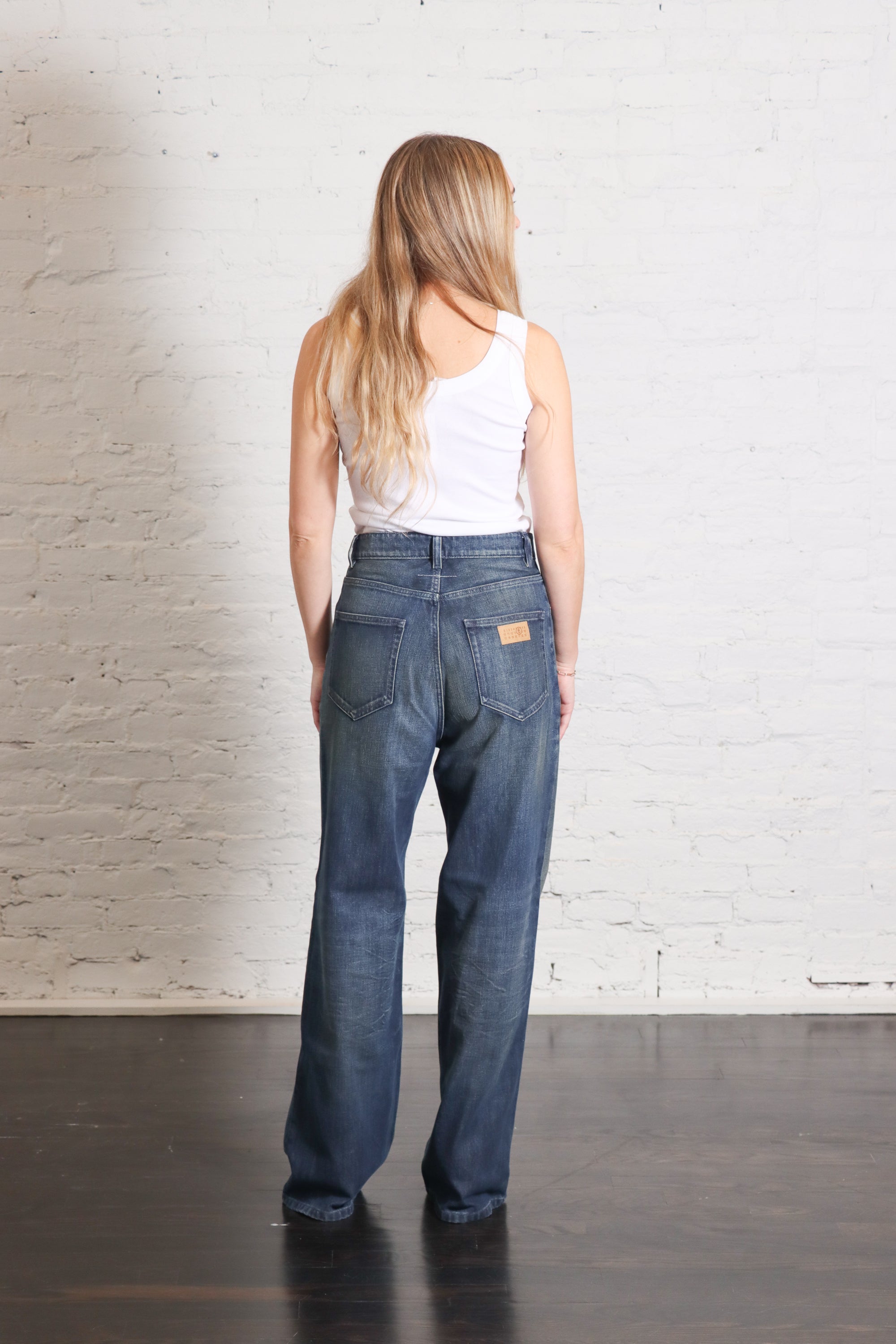 5 Pocket Jeans in Washed Dark Blue by MM6 Maison Margiela-MM6-Idlewild-Cincinnati