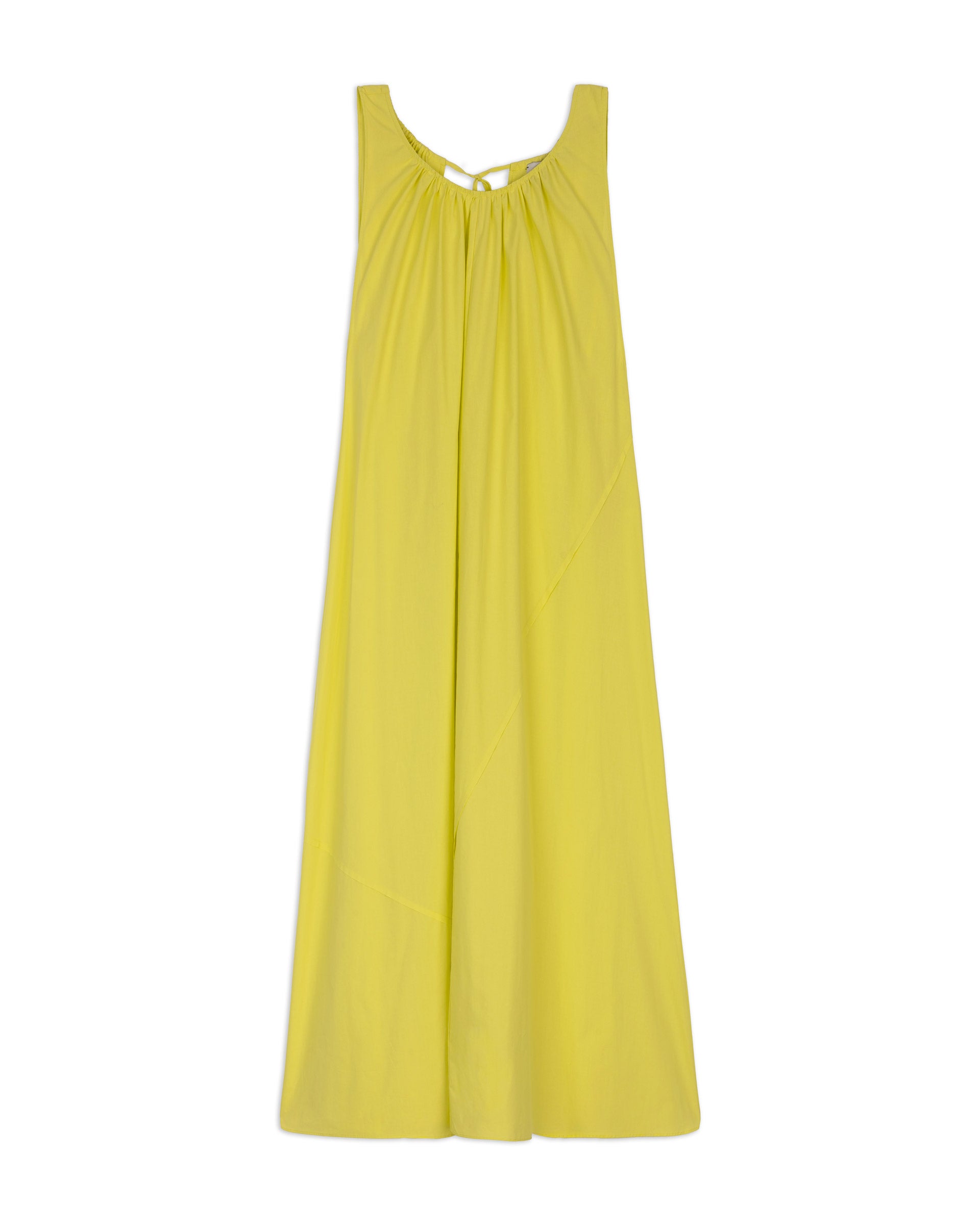 Abito Lungo Arric. in Limone by Alysi-Dresses-Alysi-Idlewild