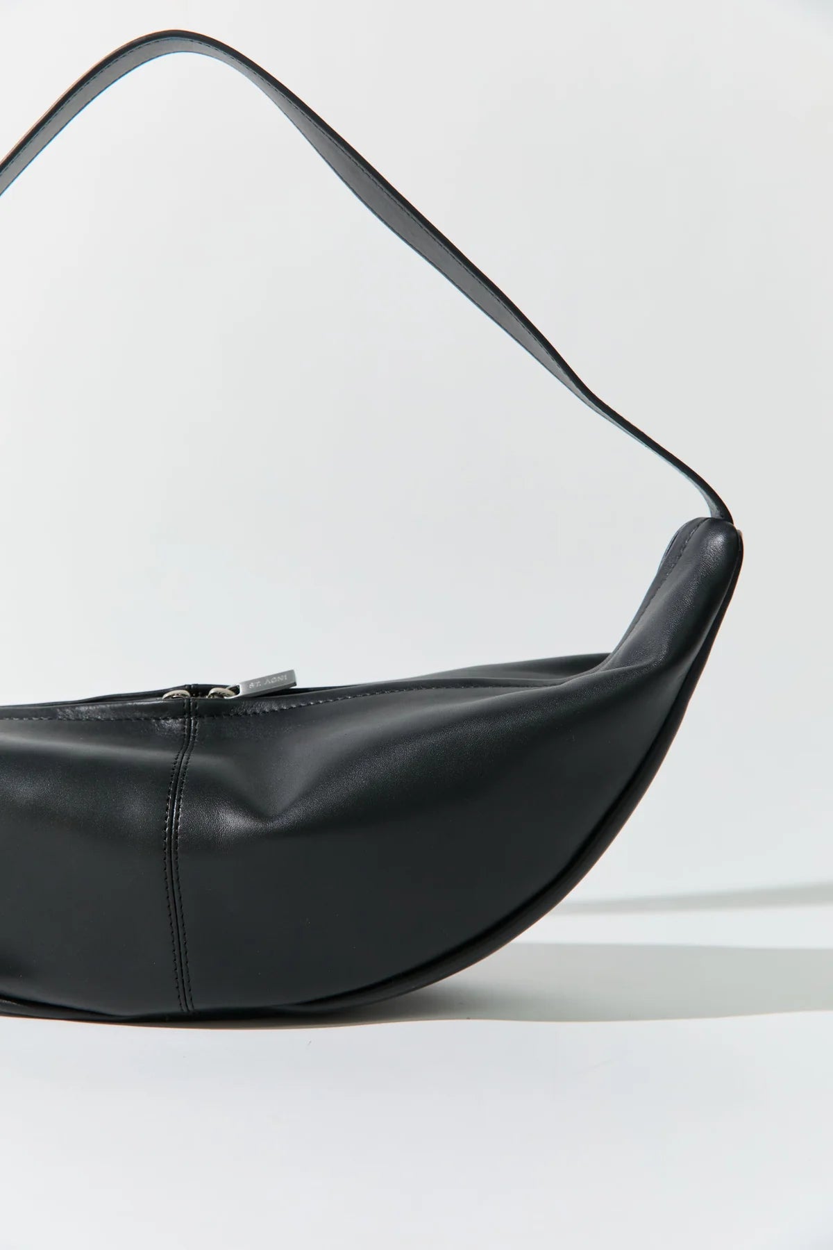 Adjustable Slim Crescent Bag in Black by St. Agni-St. Agni-Idlewild-Cincinnati