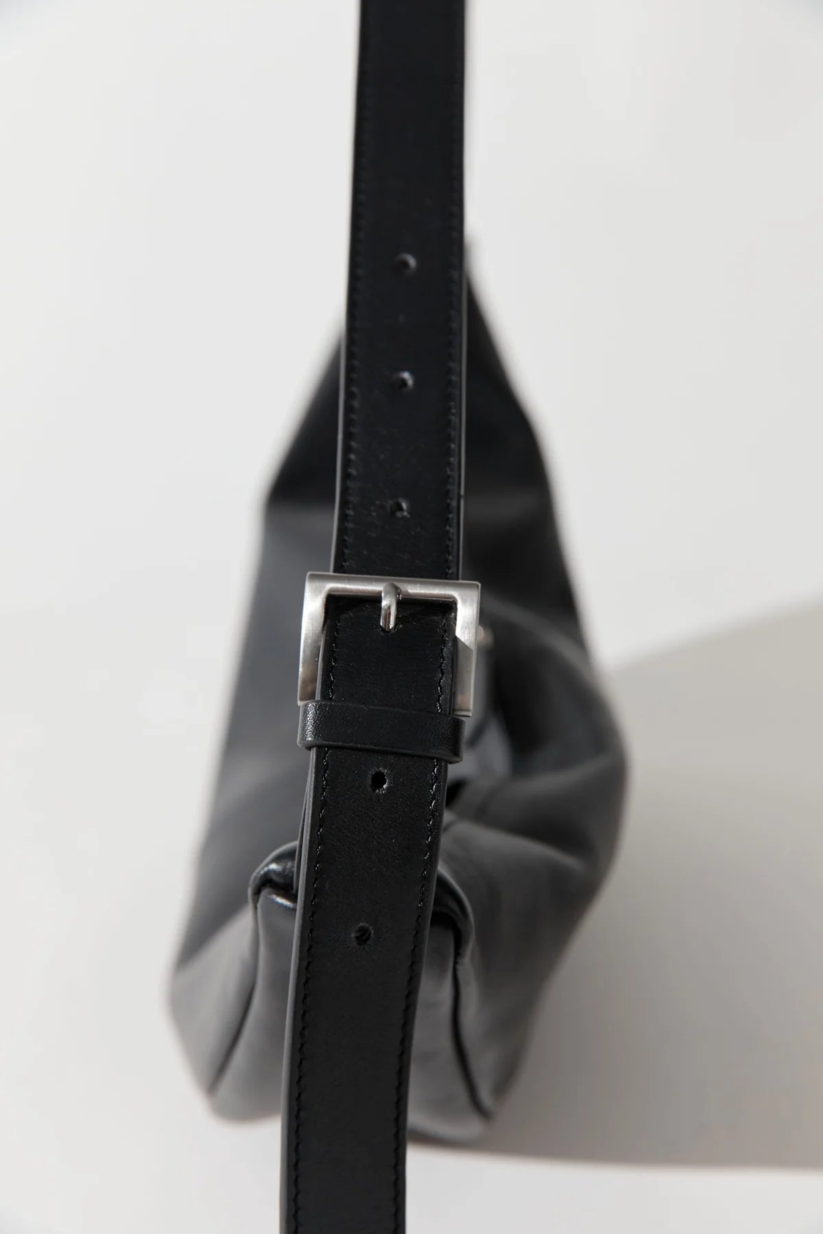 Adjustable Slim Crescent Bag in Black by St. Agni-St. Agni-Idlewild-Cincinnati