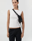 Adjustable Slim Crescent Bag in Black by St. Agni-St. Agni-Idlewild-Cincinnati