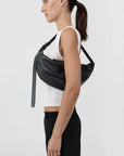 Adjustable Slim Crescent Bag in Black by St. Agni-St. Agni-Idlewild-Cincinnati