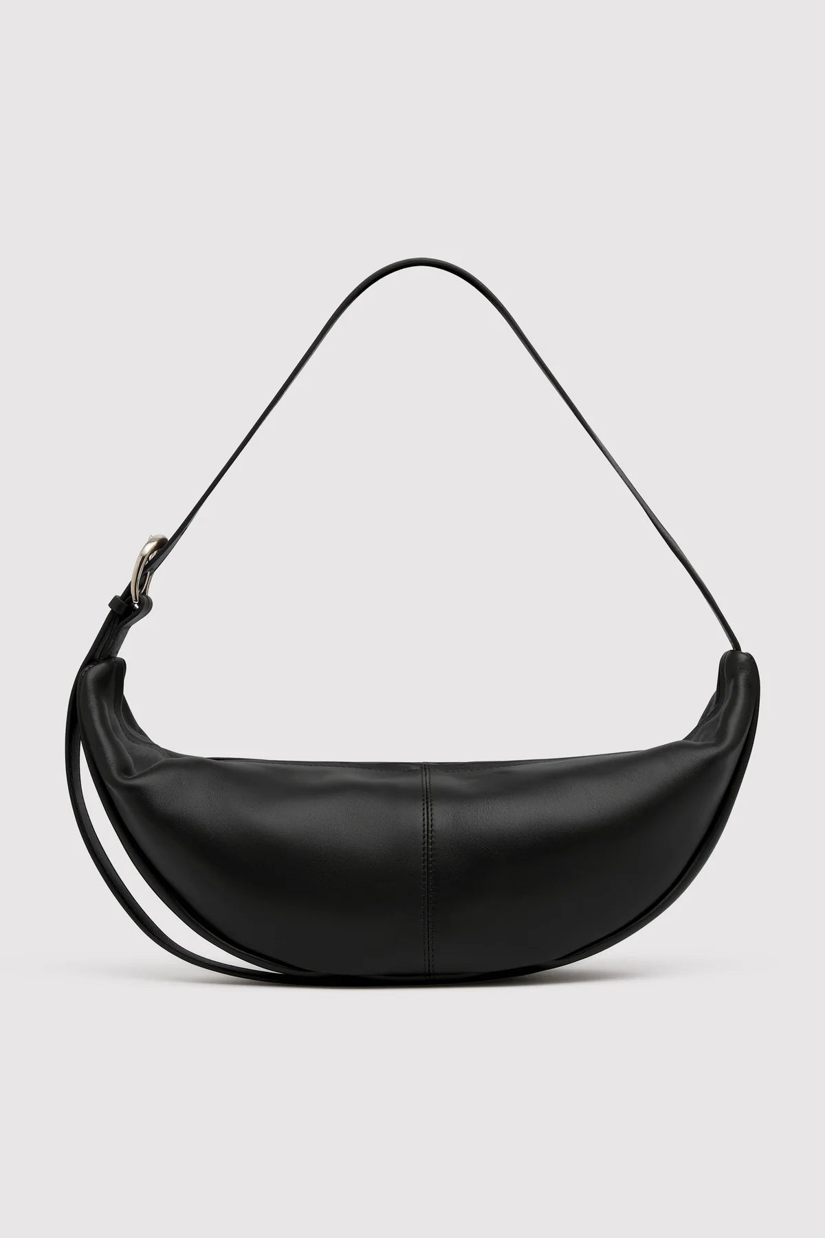 Adjustable Slim Crescent Bag in Black by St. Agni-St. Agni-Idlewild-Cincinnati