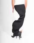 Aerate Skirt in Dark Navy & White by Issey Miyake-Idlewild