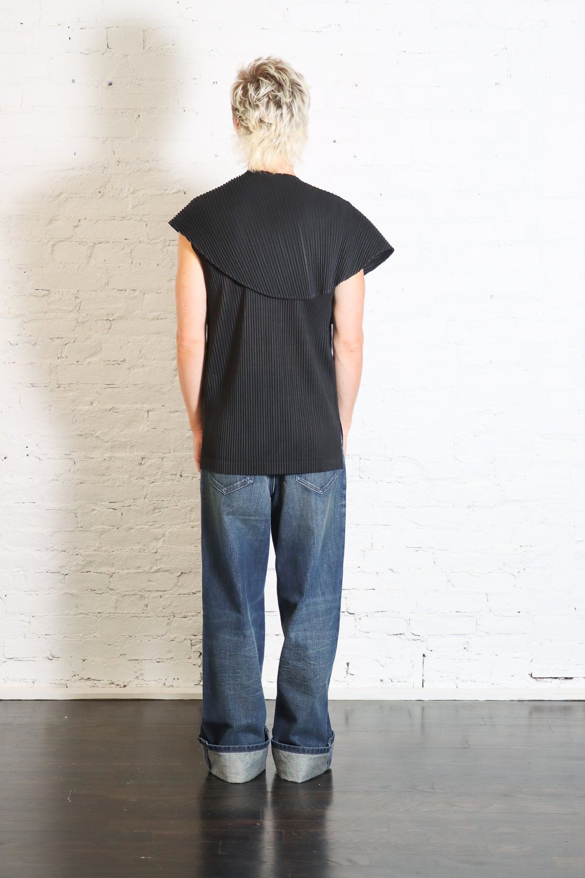 Agave Mesh Vest in Black by Homme Plissé Issey Miyake-Homme Plissé Issey Miyake-Idlewild-Cincinnati