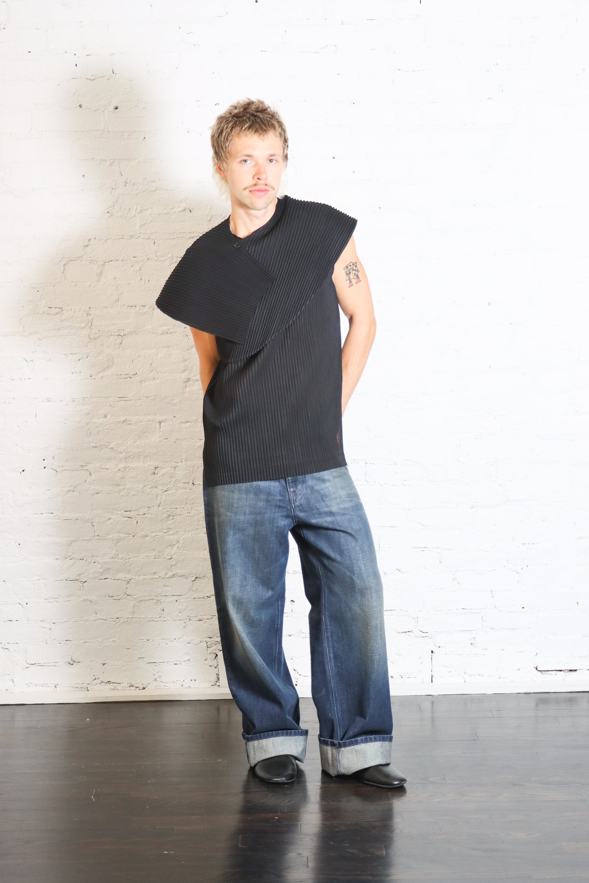 Agave Mesh Vest in Black by Homme Plissé Issey Miyake-Homme Plissé Issey Miyake-Idlewild-Cincinnati