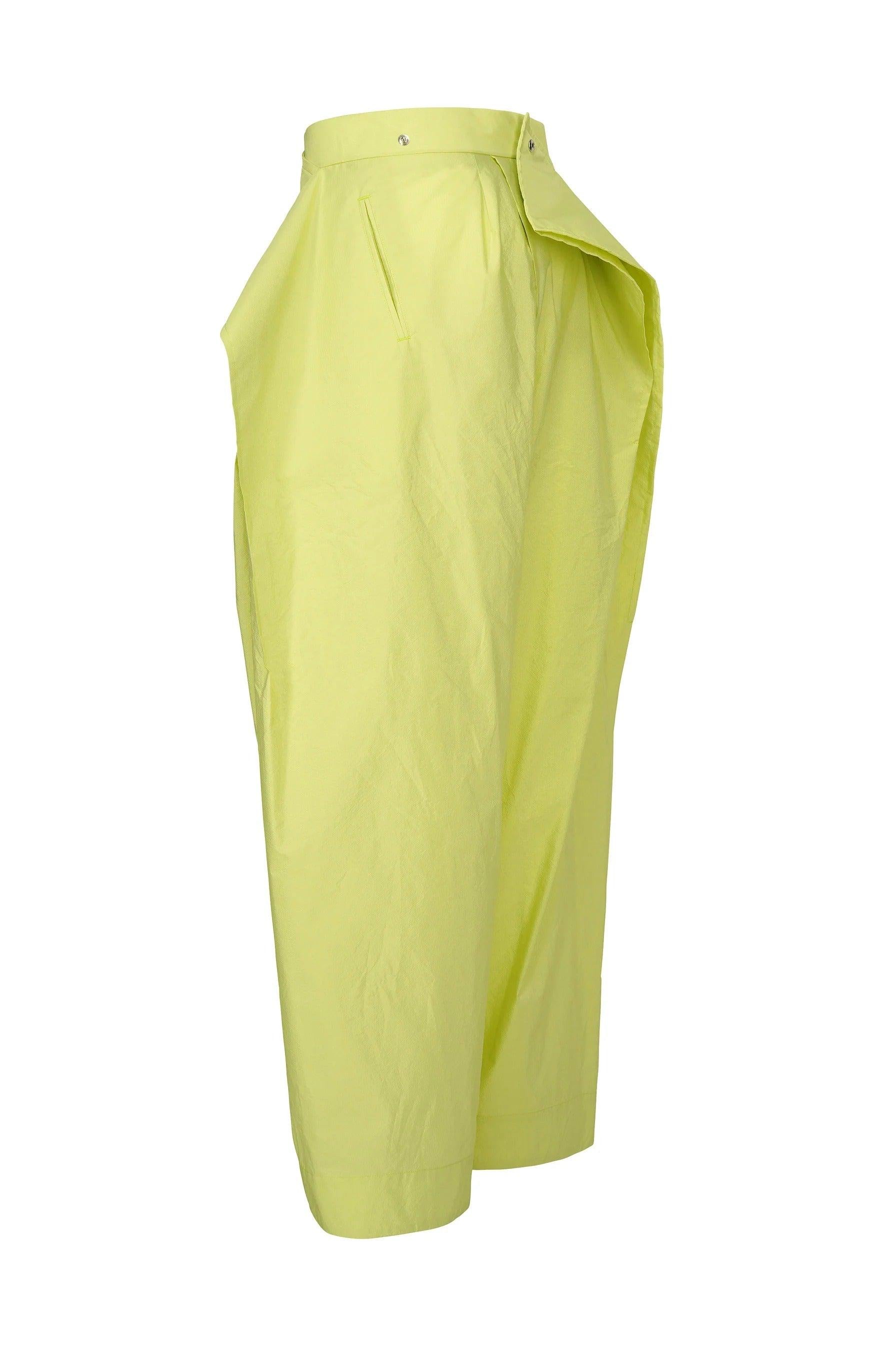 Akimbo Pants in Light Green by Issey Miyake-Issey Miyake-Idlewild
