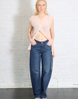 Alida Loose Bowed Jeans in Tribeca by EB Denim-EB Denim-Idlewild-Cincinnati
