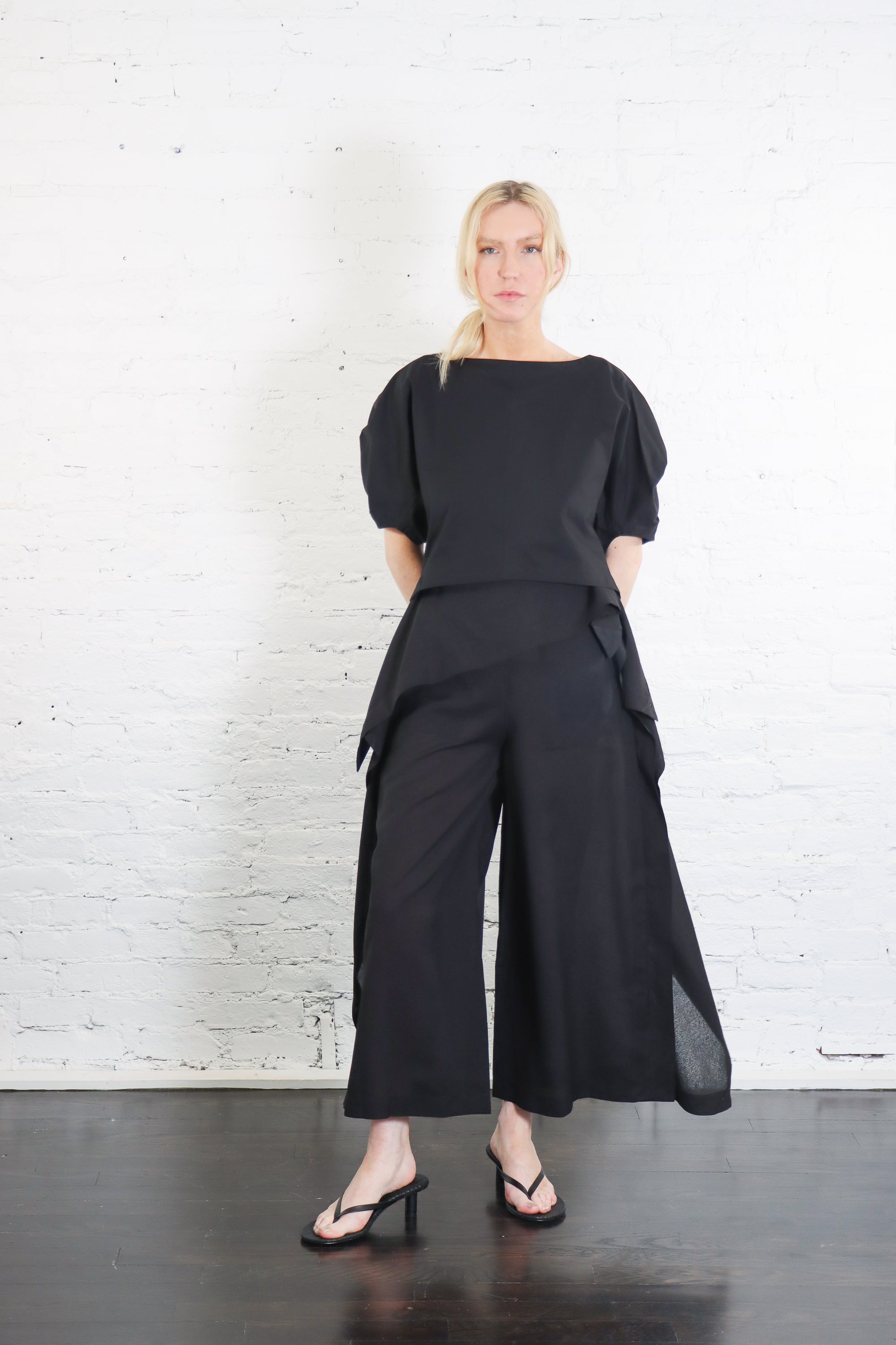 All Squares Pants in Black by Issey Miyake-Issey Miyake-Idlewild-Cincinnati