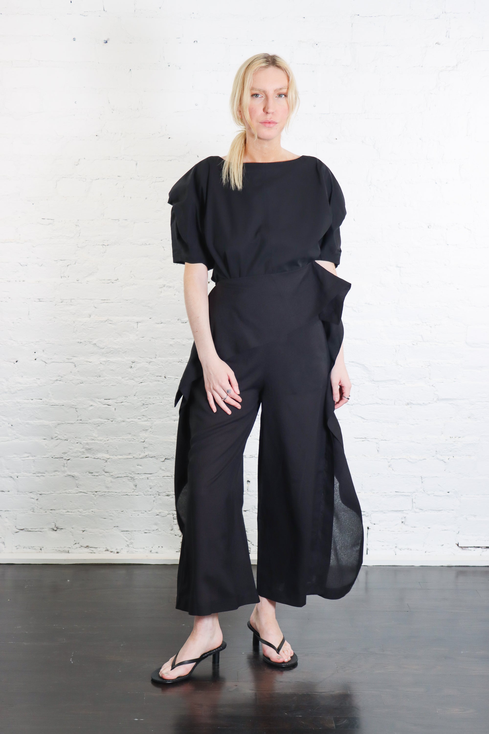 All Squares Pants in Black by Issey Miyake-Issey Miyake-Idlewild-Cincinnati