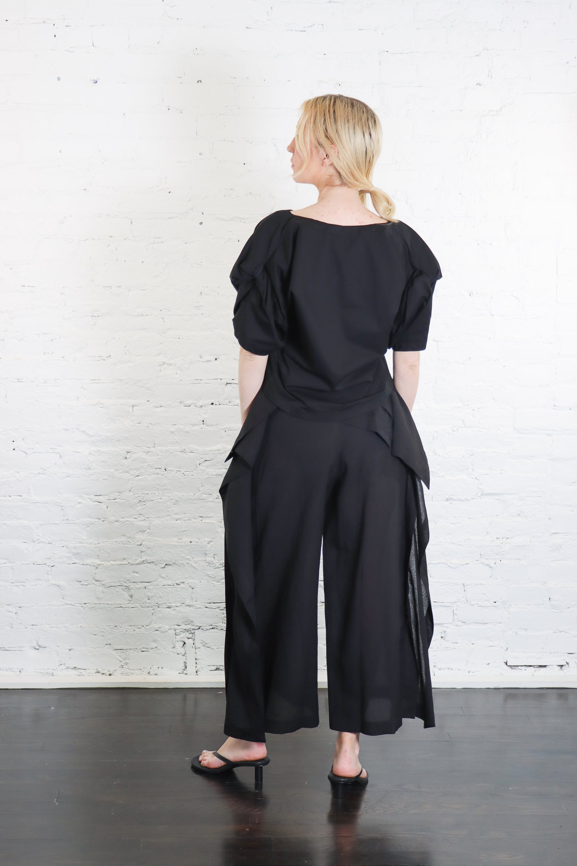 All Squares Pants in Black by Issey Miyake-Issey Miyake-Idlewild-Cincinnati