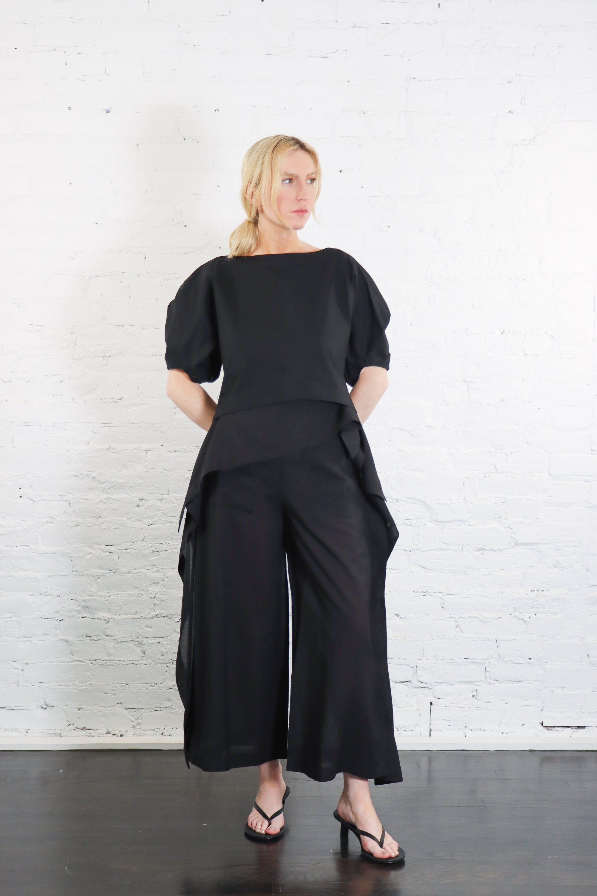 All Squares Pants in Black by Issey Miyake-Issey Miyake-Idlewild-Cincinnati