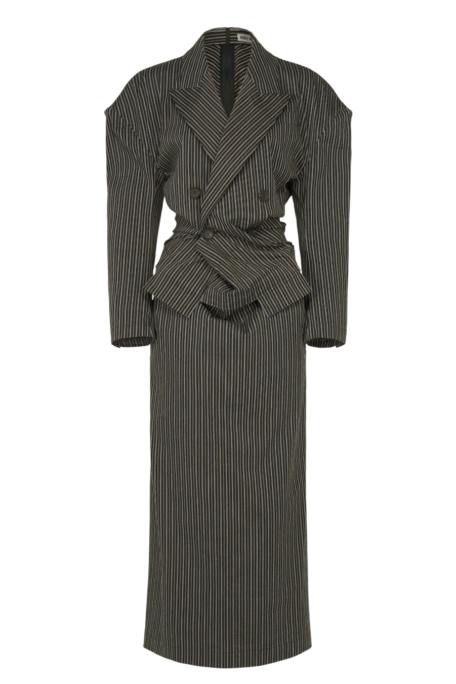 Allow Dress in Black Stripe by Issey Miyake-Issey Miyake-Idlewild-Cincinnati