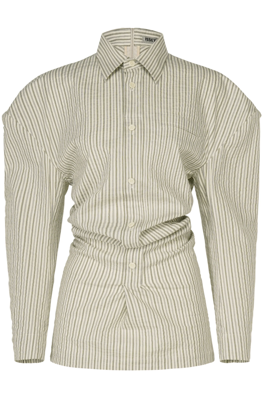 Allow (Stripe) Shirt in White-Hued by Issey Miyake-Issey Miyake-Idlewild-Cincinnati
