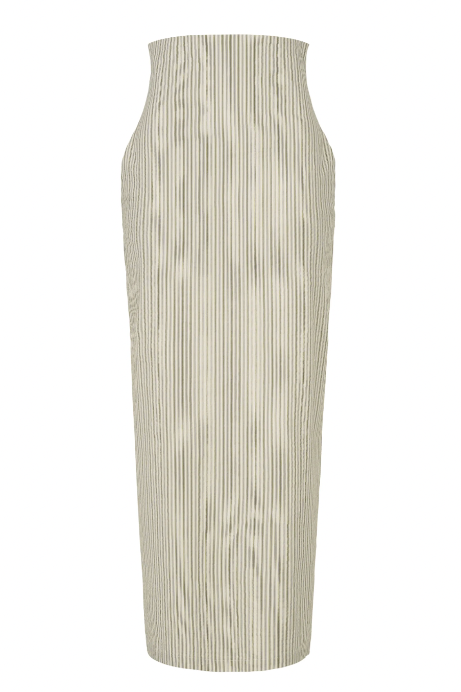Allow (Stripe) Skirt in White-Hued by Issey Miyake-Issey Miyake-Idlewild-Cincinnati