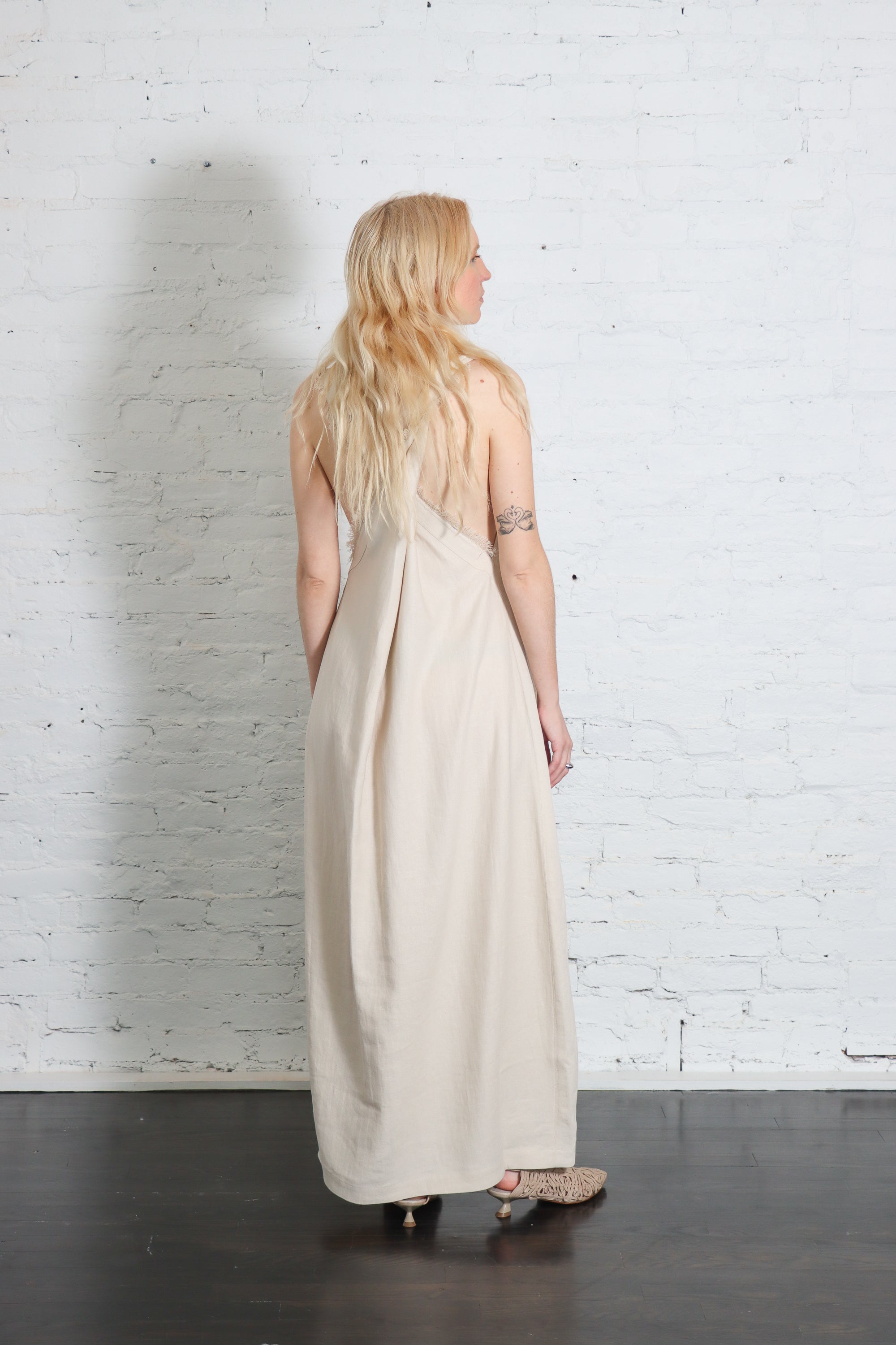 Amarilis Dress in Creme by Nanushka-NANUSHKA-Idlewild-Cincinnati