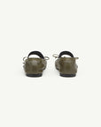 Anatomic Numeric Ballerinas in Green by MM6 Maison Margiela-MM6-Idlewild-Cincinnati