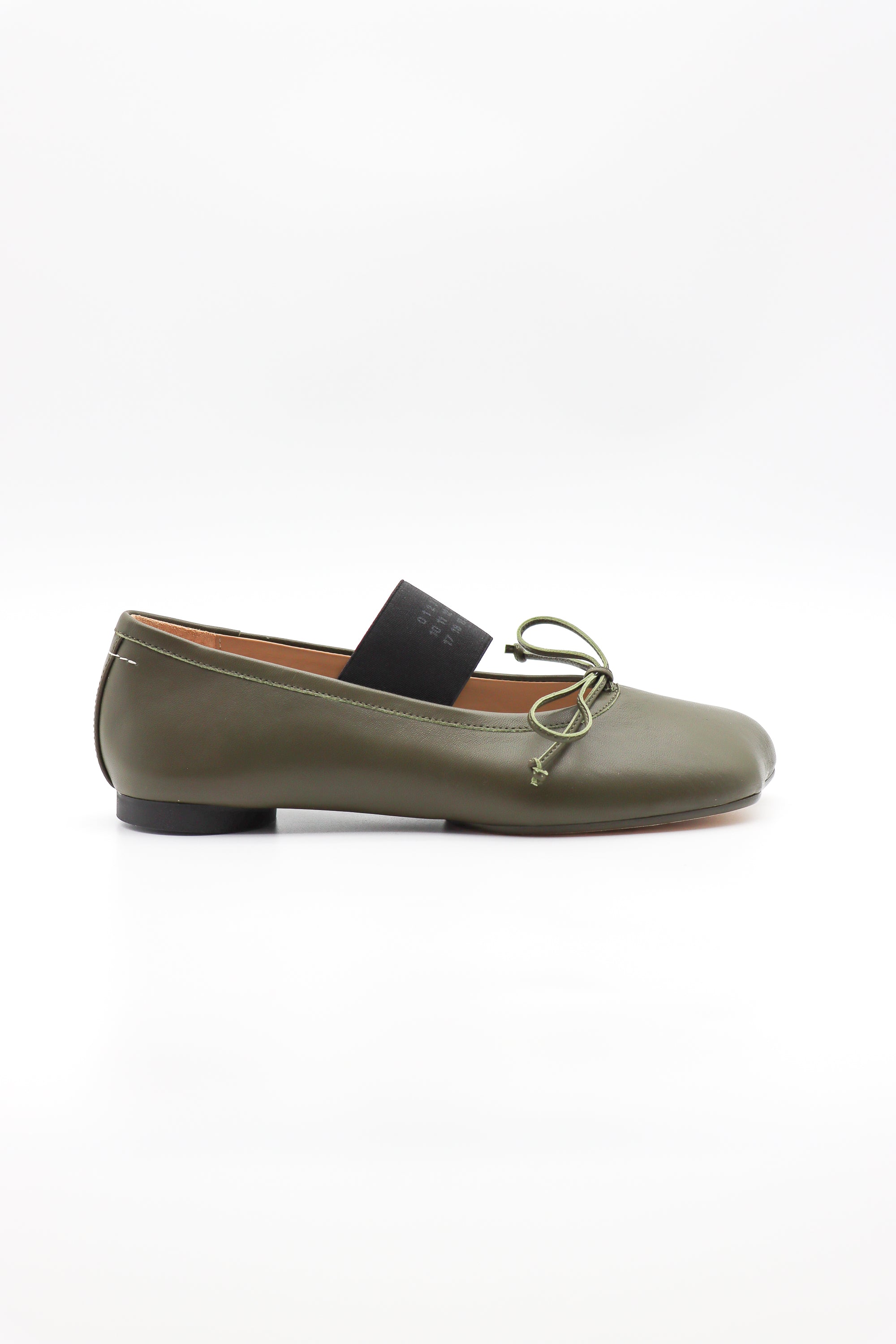 Anatomic Numeric Ballerinas in Green by MM6 Maison Margiela-MM6-Idlewild-Cincinnati
