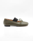 Anatomic Numeric Ballerinas in Green by MM6 Maison Margiela-MM6-Idlewild-Cincinnati