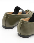 Anatomic Numeric Ballerinas in Green by MM6 Maison Margiela-MM6-Idlewild-Cincinnati