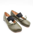 Anatomic Numeric Ballerinas in Green by MM6 Maison Margiela-MM6-Idlewild-Cincinnati