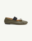Anatomic Numeric Ballerinas in Green by MM6 Maison Margiela-MM6-Idlewild-Cincinnati
