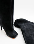 Anatomic Slip-on Suede Boots in Black by MM6 Maison Margiela-MM6-Idlewild-Cincinnati