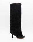 Anatomic Slip-on Suede Boots in Black by MM6 Maison Margiela-MM6-Idlewild-Cincinnati