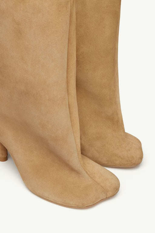 Anatomic Slip-on Suede Boots in Incense by MM6 Maison Margiela-Idlewild