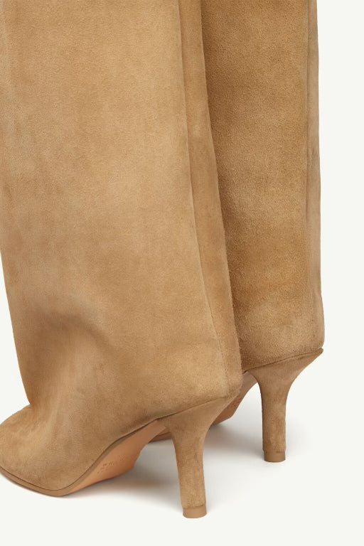 Anatomic Slip-on Suede Boots in Incense by MM6 Maison Margiela-Idlewild