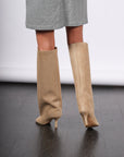 Anatomic Slip-on Suede Boots in Incense by MM6 Maison Margiela-Idlewild