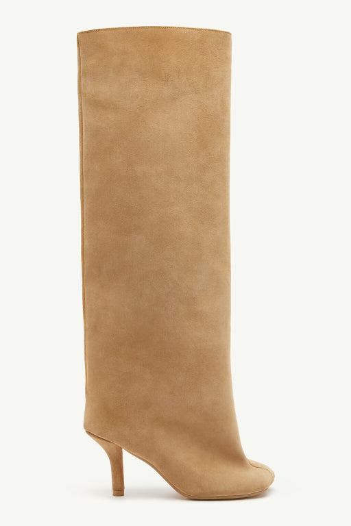 Anatomic Slip-on Suede Boots in Incense by MM6 Maison Margiela-Idlewild