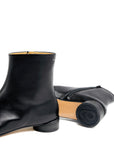 Anatomical Ankle Boots in Black by MM6 Maison Margiela-Shoes-MM6-Idlewild