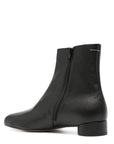 Anatomical Ankle Boots in Black by MM6 Maison Margiela-Shoes-MM6-Idlewild