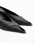 Angel Wedge in Perforated Black by Lucasheva-Lucasheva-Idlewild-Cincinnati