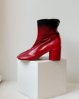 Ankle Boot in Red Paint by MM6 Maison Margiela-MM6-Idlewild