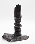 Applique Lambskin Silk Lined Gloves in Black by Gloves Forino 1899-Gloves Forino 1899-Idlewild-Cincinnati
