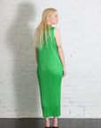 April Monthly Colors Dress in Green by Pleats Please Issey Miyake-Pleats Please Issey Miyake-Idlewild-Cincinnati