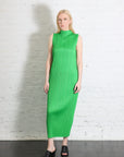 April Monthly Colors Dress in Green by Pleats Please Issey Miyake-Pleats Please Issey Miyake-Idlewild-Cincinnati