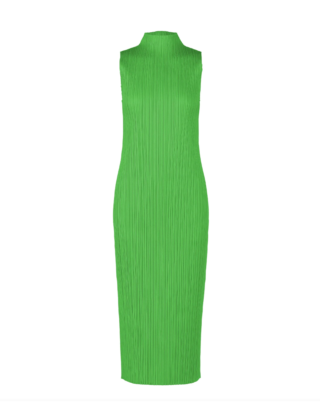 April Monthly Colors Dress in Green by Pleats Please Issey Miyake