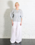 April Monthly Colors Zip-up Cardigan in Cool Gray by Pleats Please Issey Miyake-Pleats Please Issey Miyake-Idlewild-Cincinnati
