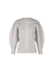 April Monthly Colors Zip-up Cardigan in Cool Gray by Pleats Please Issey Miyake-Pleats Please Issey Miyake-Idlewild-Cincinnati