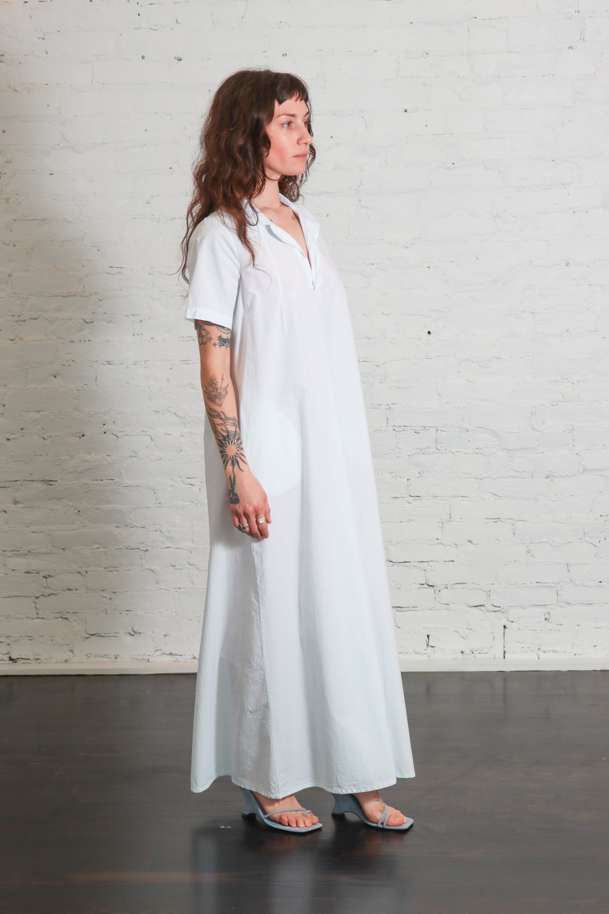 Aragosta Kyoto Dress in Acqua by Labo.Art-Labo.Art-Idlewild