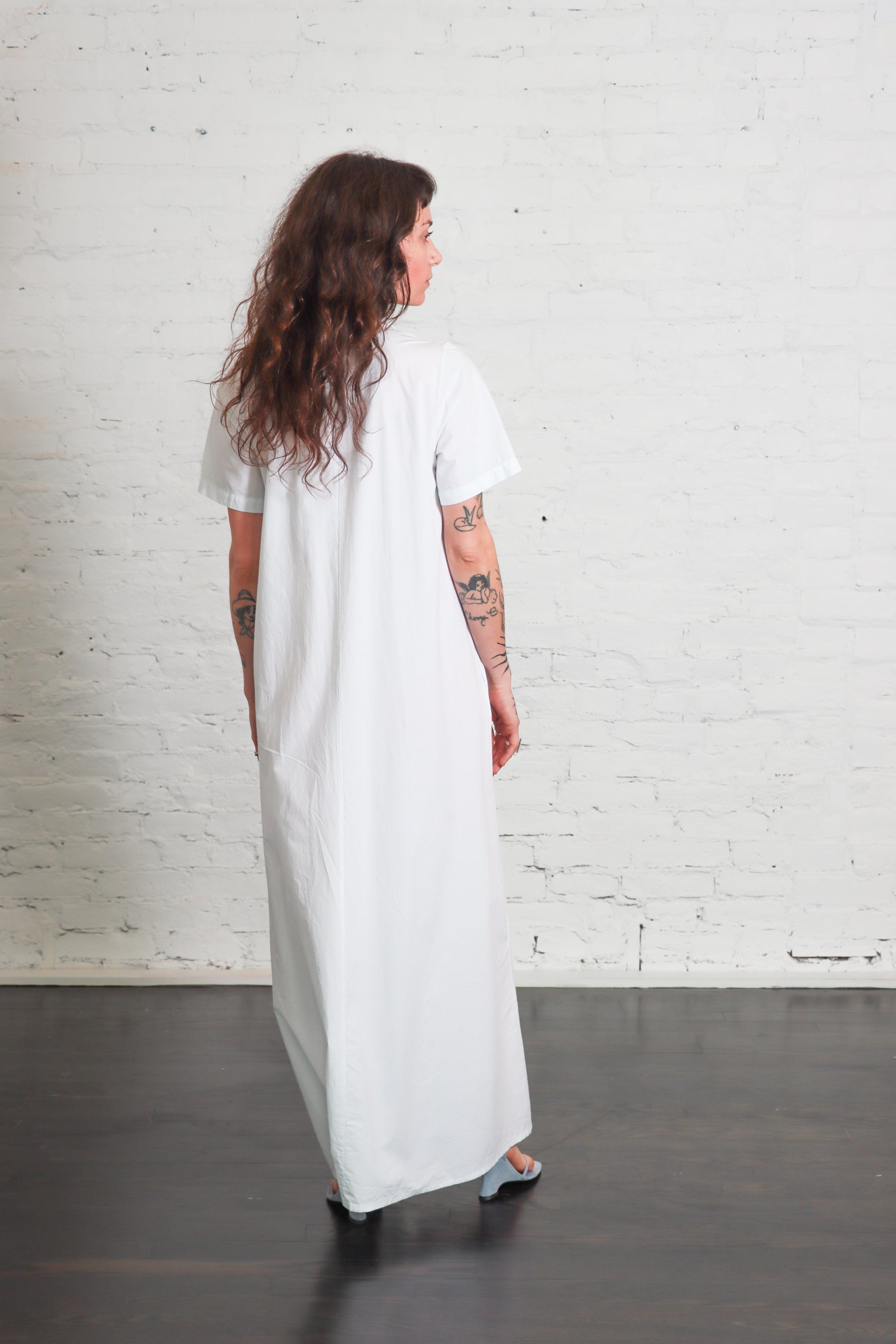 Aragosta Kyoto Dress in Acqua by Labo.Art-Labo.Art-Idlewild