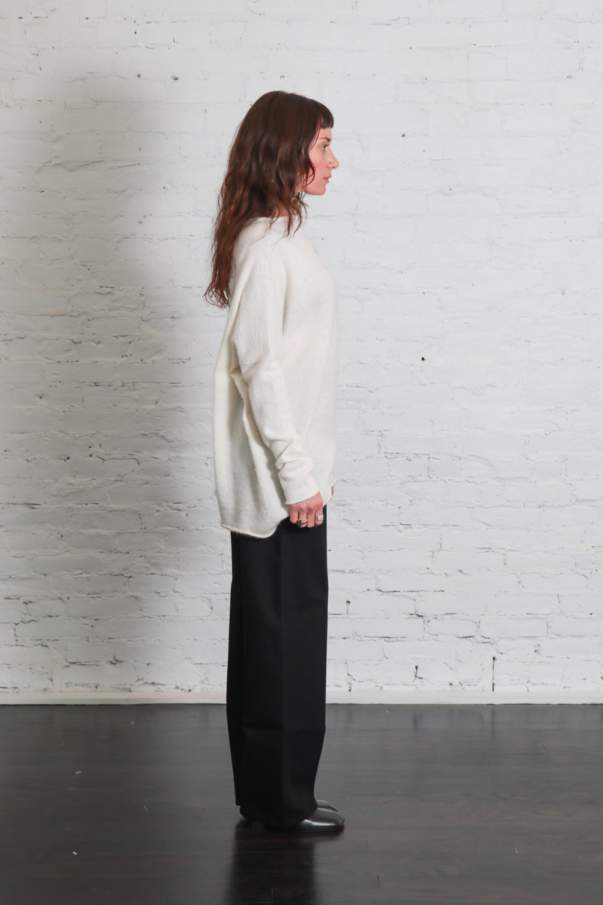 Askew Boatneck in Raw White by Lauren Manoogian-Tops-Lauren Manoogian-Idlewild