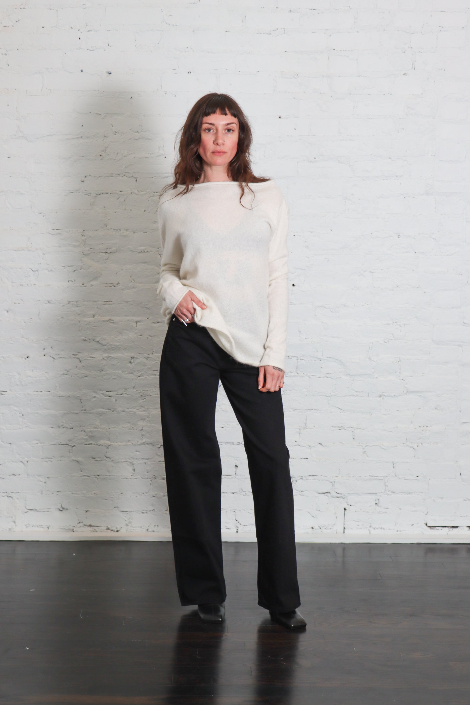 Askew Boatneck in Raw White by Lauren Manoogian-Lauren Manoogian-Idlewild-Cincinnati